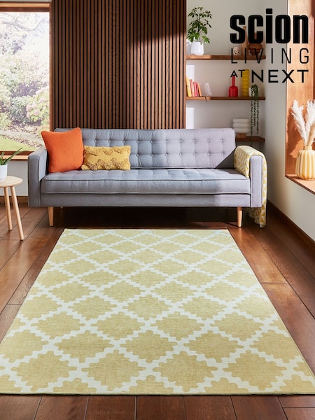Scion Swithland Wheat Washable Rug