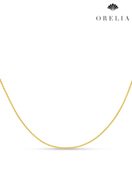 Gold Tone - Orelia London Simple Chain Necklace