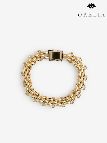 Gold Tone - Orelia Luxe Waterproof Luxe Watch Chain Bracelet