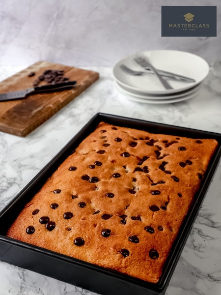 Masterclass Set Of 2 Non-stick Rectangular Deep Pans