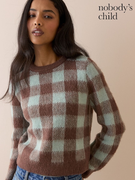 Ақ - Nobodys Child Brushed Crew Neck Jumper