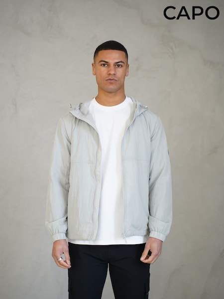 Grau - Regular Capo Ripstop Lightweight Jacket