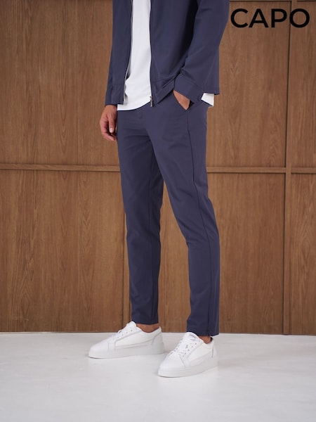 Blue - Regular Capo Tom Tech Trousers