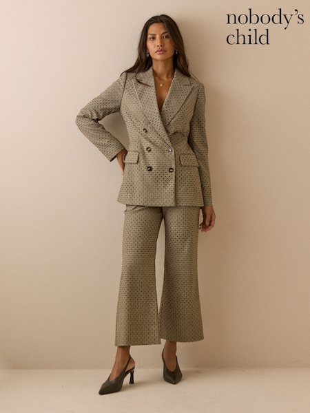 Коричневый - Nobodys Child Cropped Straight Leg Trousers