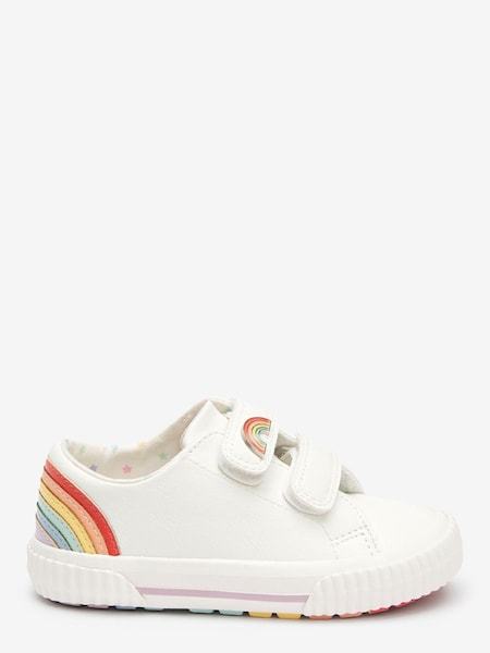 White Rainbow Standard Fit (F) Trainers (M02474) | €5