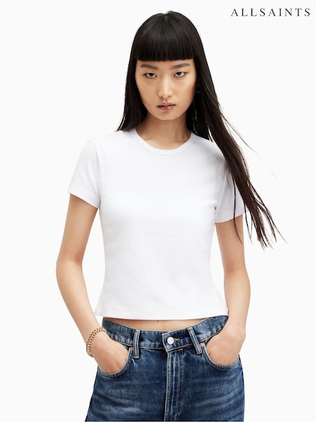AllSaints White Stevie T-Shirt (M02937) | €46