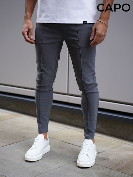 Gris oscuro - Regular Capo Smart Trousers
