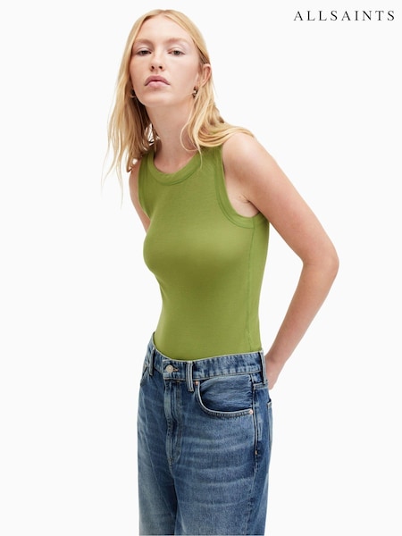 AllSaints Green Rina Tank Top (M03469) | €16