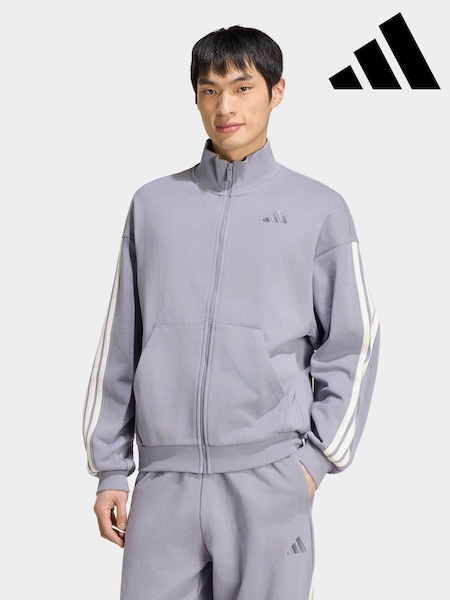 Ljubičasto - Regular Adidas Adidas Kit 3-stripes Track Top
