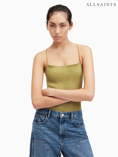 AllSaints Green Tilly Bodysuit (M03839) | €56