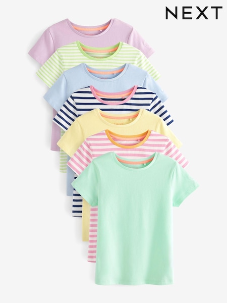 Rayas multicolor - T-Shirts 7 Pack (3-16yrs) (M04843) | 32 € - 48 €