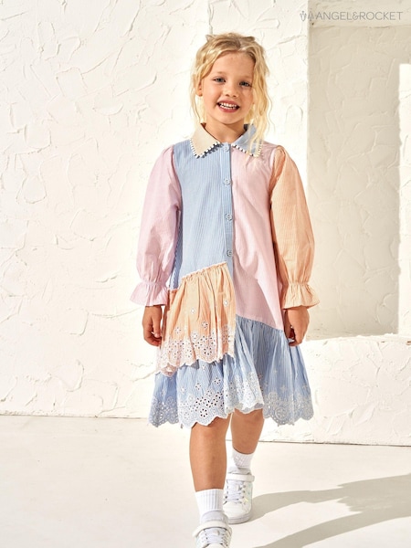 Angel & Rocket 100% Cotton Frankie Stripe Shirt Dress (M05933) | ‏101 د.إ.‏ - ‏ 113‏ د.إ.