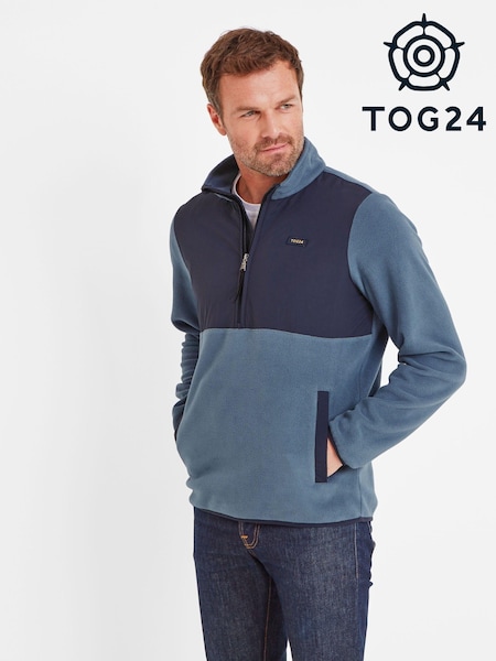 Tog 24 Blue Herwick Quarter Zip Fleece (M06355) | €26