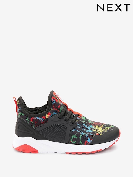 Marvel Avengers Schwarz - Elastic Lace Trainers (M06762) | 7 € - 10 €