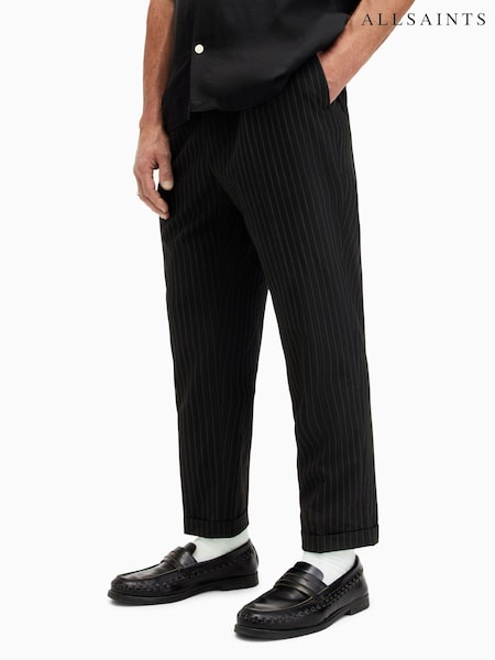 AllSaints Black Dice Tallis Trousers (M07706) | €89