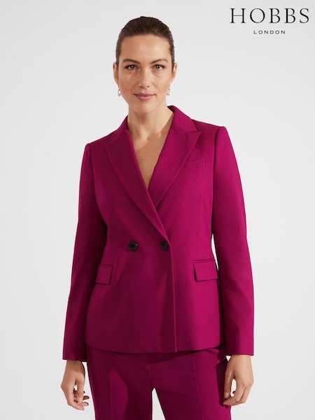 Hobbs Purple Petite Nola Jacket (M07913) | €108