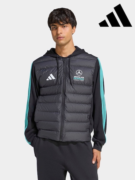 Black - Regular Adidas Mercedes Amg Petronas Formula 1 Team Puffer Jacket