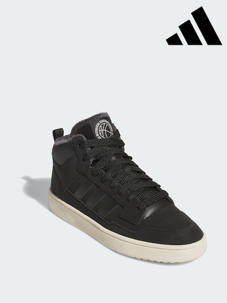 Қара - Regular Adidas Rapid Court Mid Winterized Shoes