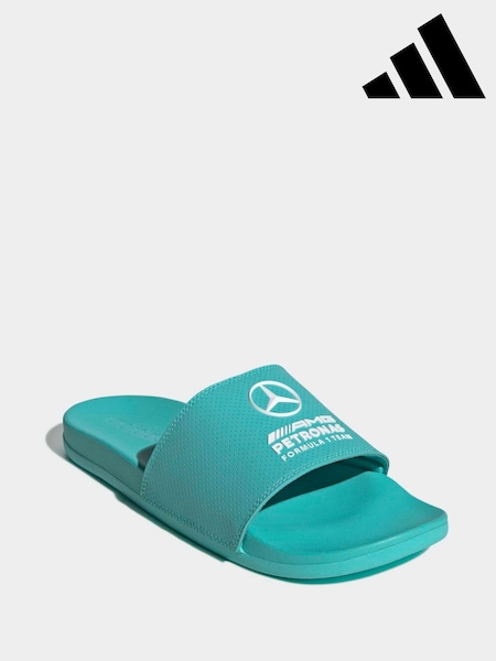 Blue - Regular Adidas Adilette Comfort Mer Slides