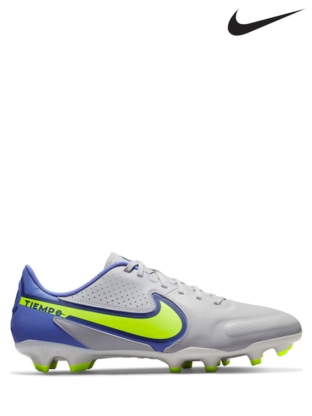 Nike Grey Adults Tiempo Legend 9 Academy Firm Ground Football Boots (M09424) | €88 - €93