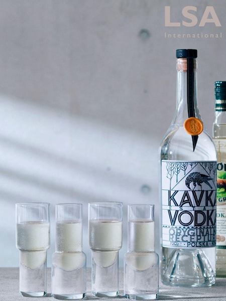 LSA International Clear Vodka 50ml Set Of 4 Shot Glasses (M10222) | €95