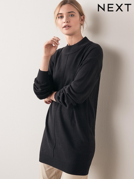 Black Cosy Tunic Jumper (M10223) | € 8
