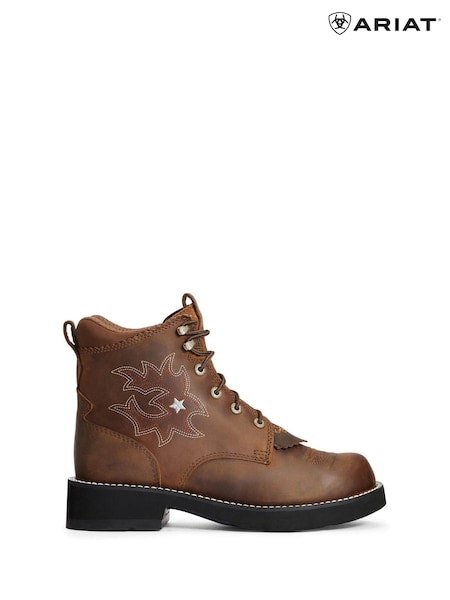 Ariat Brown Probaby Lacer Boots (M10781) | 1,005 LEI
