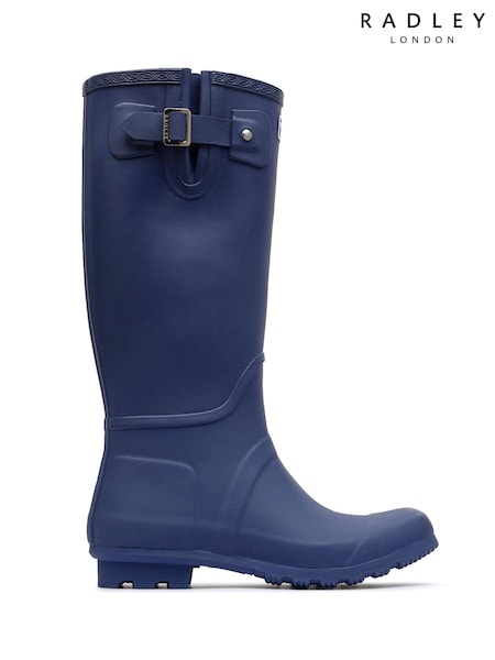 كحلي غير لامع - Radley Long Alba Hi Matte Black Wellies (M12033) | ‏233 د.إ.‏