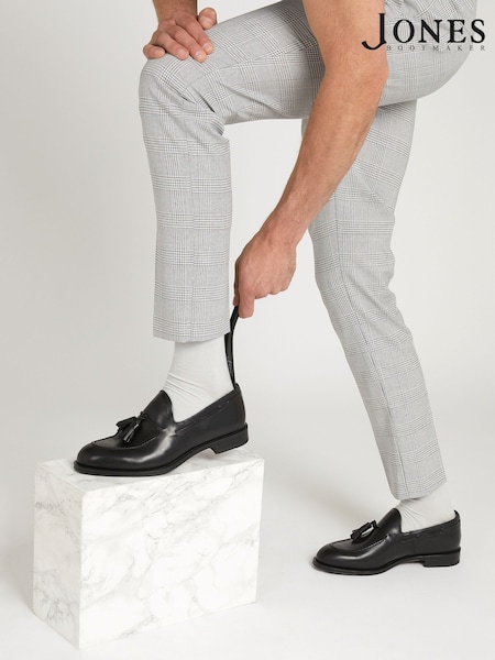 Черный - Jones Bootmaker Mens Cannon Street Handmade Loafers (M13237) | €212