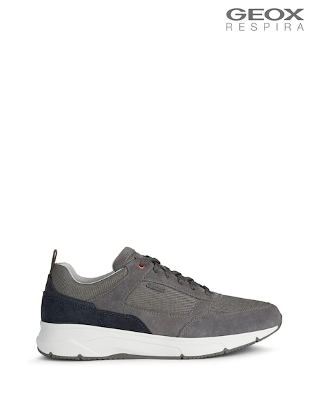 Geox Mens Radente Grey Sneakers (M13890) | €128