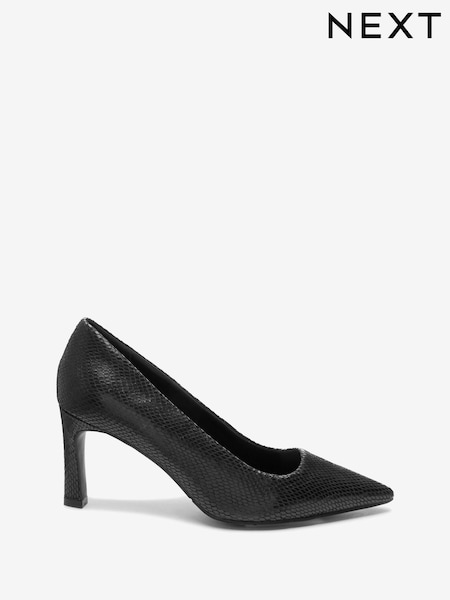 Black Regular/Wide Fit Forever Comfort® with Motionflex Leather Courts (M15682) | €19.50