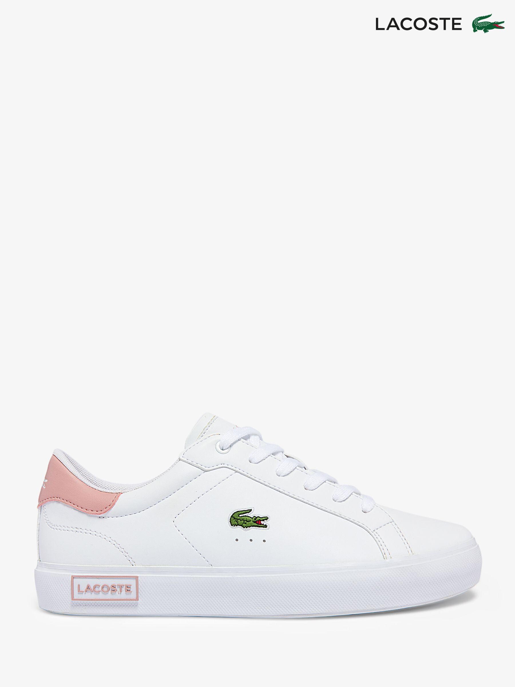 Girls lacoste trainers deals