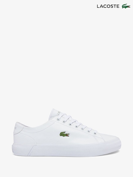 Lacoste Gripshot Nappa Leather White Trainers (M16332) | €150