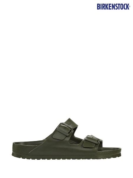 Kaki - Birkenstock Arizona EVA Crocus Sandals (M17474) | 372 LEI