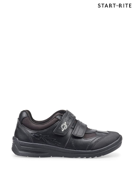 Start-Rite Rocket Black Leather School Shoes Standard Fit (M17991) | R$ 525