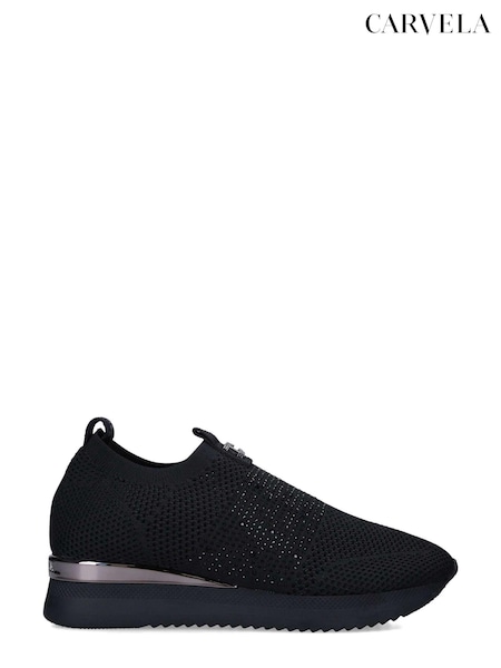 Carvela Black Janeiro Trainers (M18576) | €152