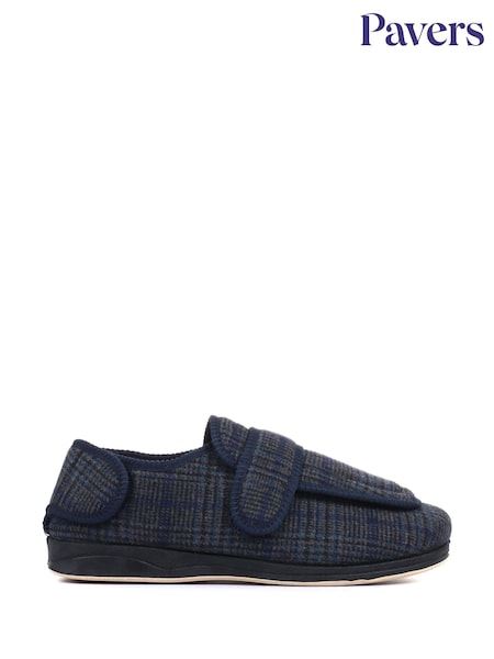 Pavers Blue Touch Fasten Slippers (M18771) | €40
