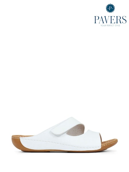 Pavers Adjustable Leather Mules (M18788) | €40