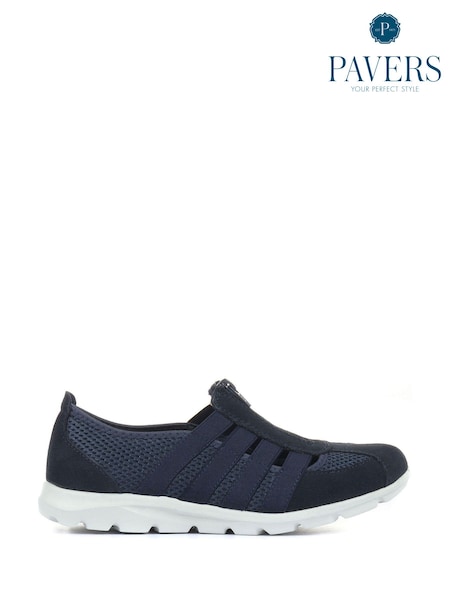modra - Pavers Ladies Wide Fit Casual Slip-On Shoes (M18841) | € 46