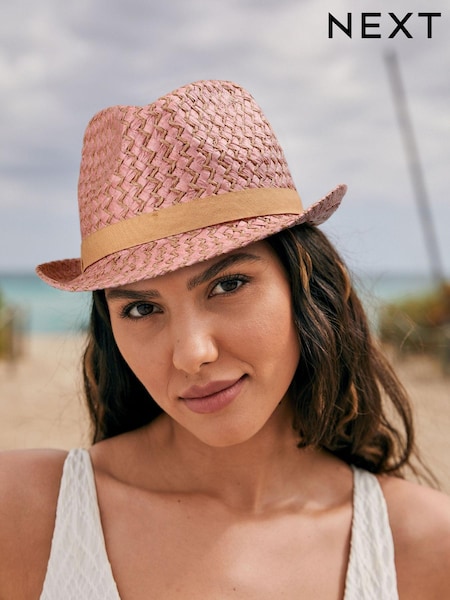 Rose - Weave Trilby Hat (M18849) | € 5