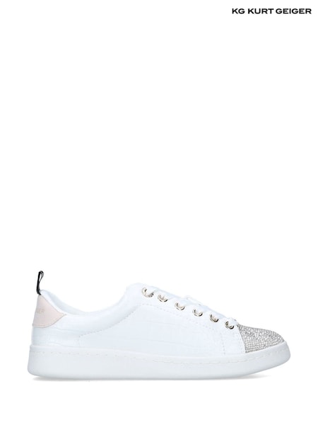 Argint/Argintiu - Kg Kurt Geiger Vegan Liza Quilt Trainers (M18910) | 663 LEI