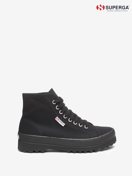 Superga Black 2341 Lug Boots (M18923) | AED189