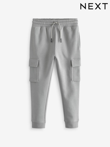 Grey Slim Fit Cargo Rich Joggers (3-16yrs) (M20717) | AED61 - AED97