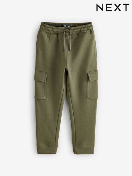 Verde cáqui - Cargo Rich Joggers (3-16yrs) (M20737) | R$ 120 - R$ 185