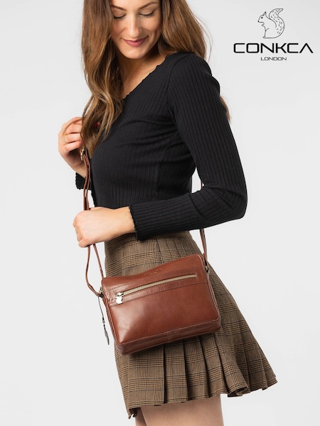 Conkca Drew Leather Cross-Body Bag (M21101) | €75