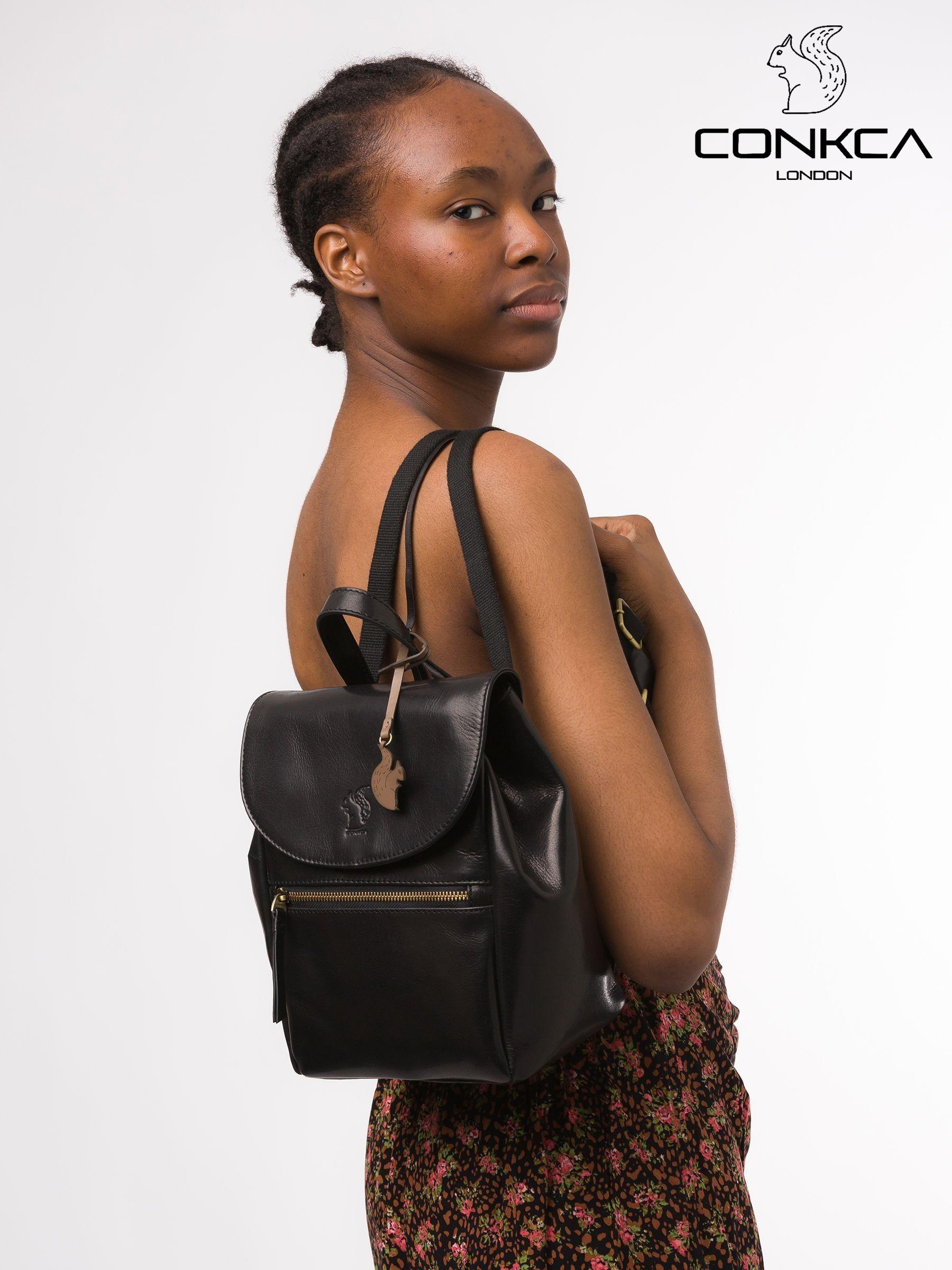 Women s Bags Black Backpack Leather Accessories Next Singapore