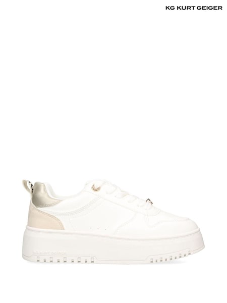 KG Kurt Geiger Taupe Lana Trainers (M21460) | AED375