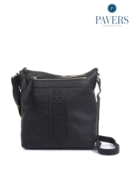 Pavers Black Ladies Cross-Body Bag (M22587) | €40