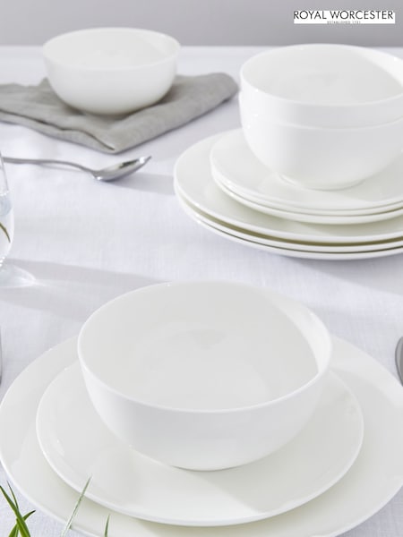 Royal Worcester 12 Piece White Serendipity Dinner Set (M23190) | €108