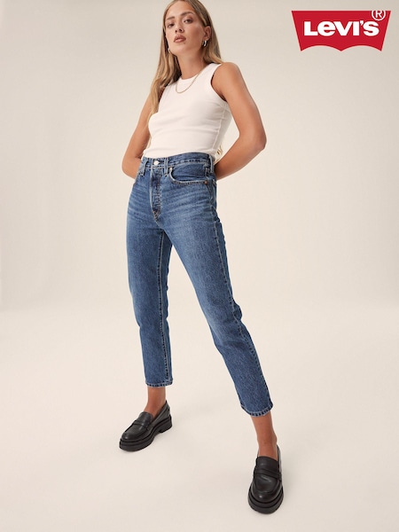 Levi's® Orinda Troy Horse Denim Blue 501® Crop Jeans (M23400) | €38